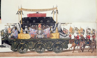 Carro funebre del Duca di Wellington, 1853 da George Augustus Sala